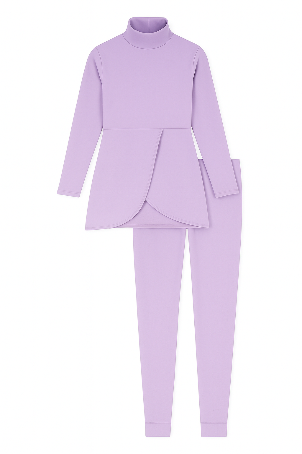 Ama Dress – Modest Asymmetrical Swim Dress with Pants