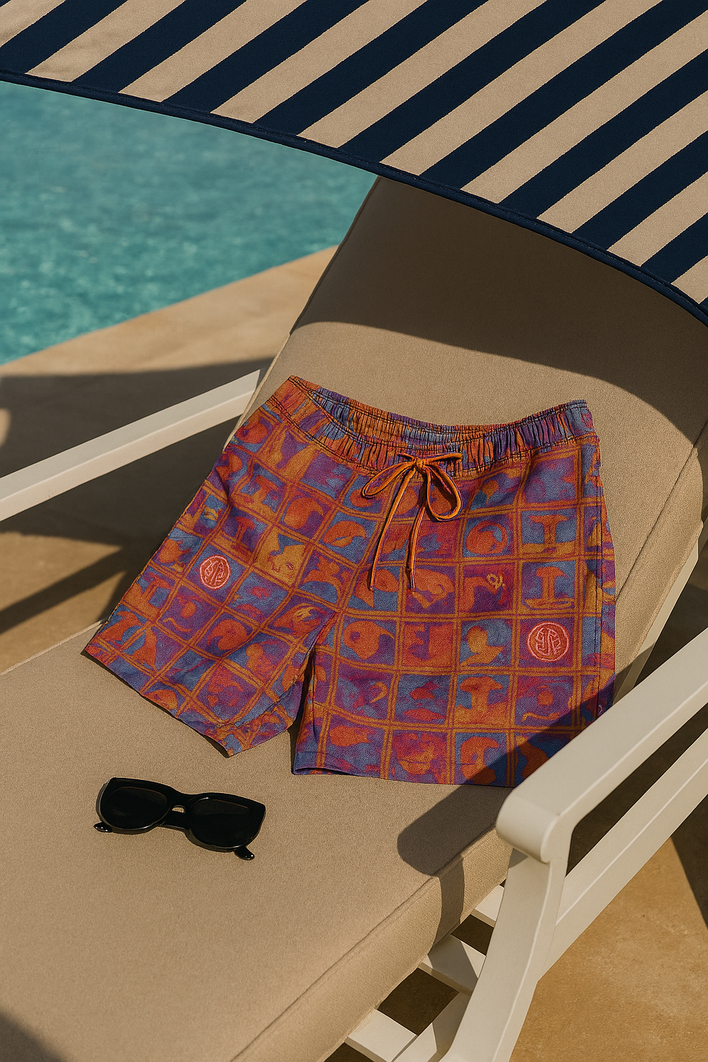 Mens 54 Voyager Mid-Length Swim Short