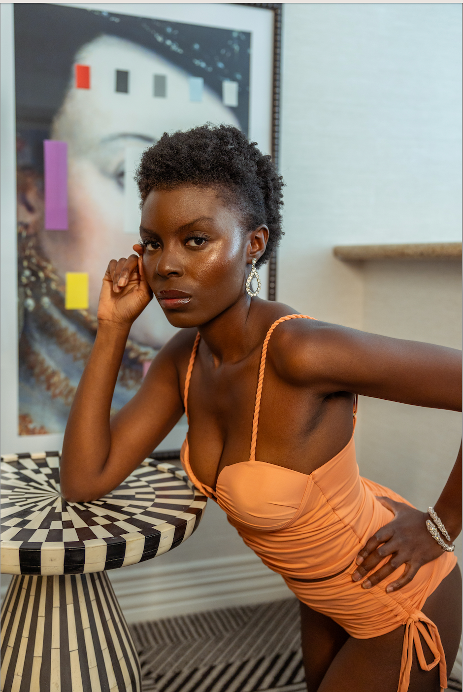 Fiji Ruched Braided Strap Tank Top — Chic Coverage with Sustainable Style