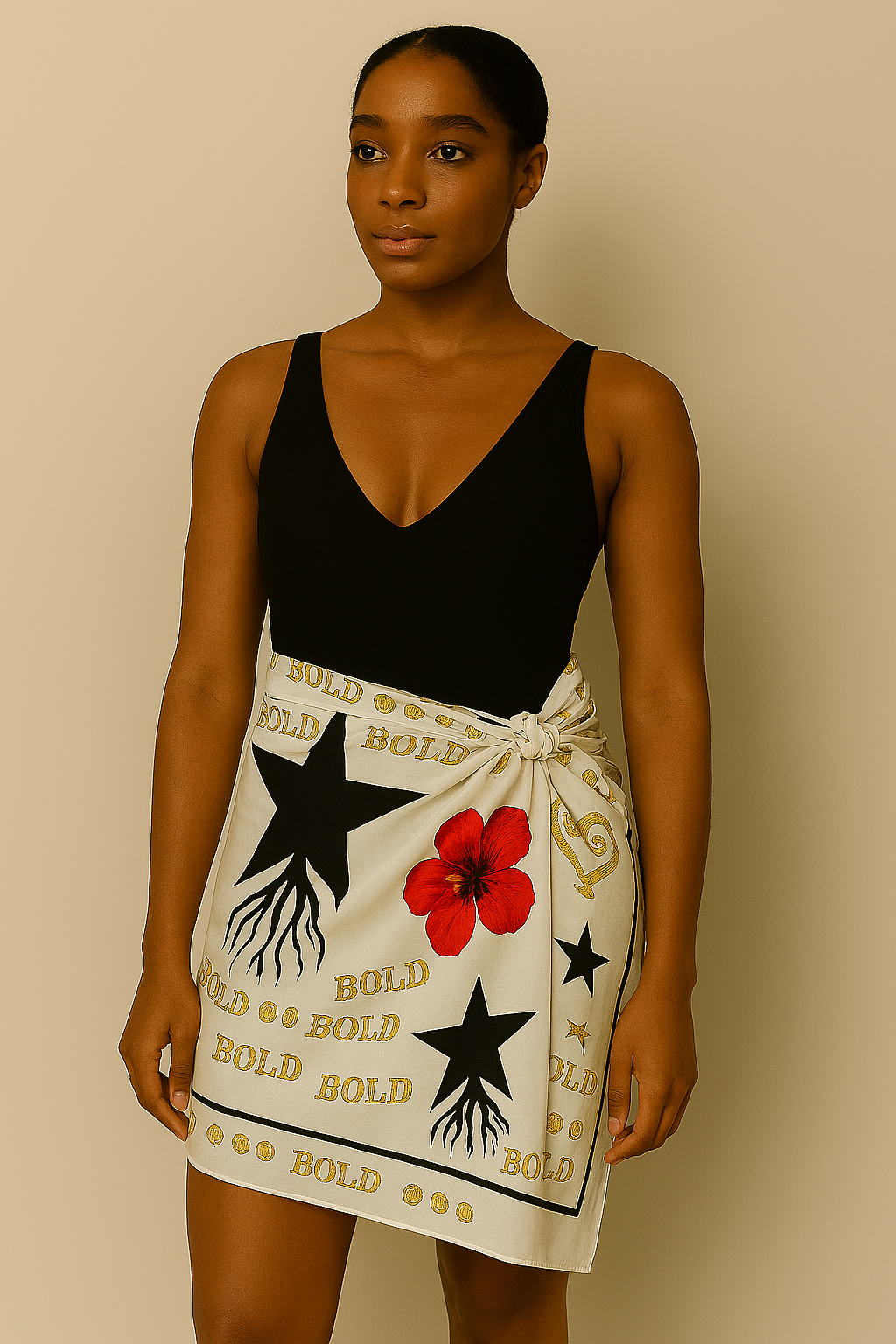Return to Bloom:  Diaspora Roots Edition | 100% Silk Twill Scarf/Shawl/Hijab