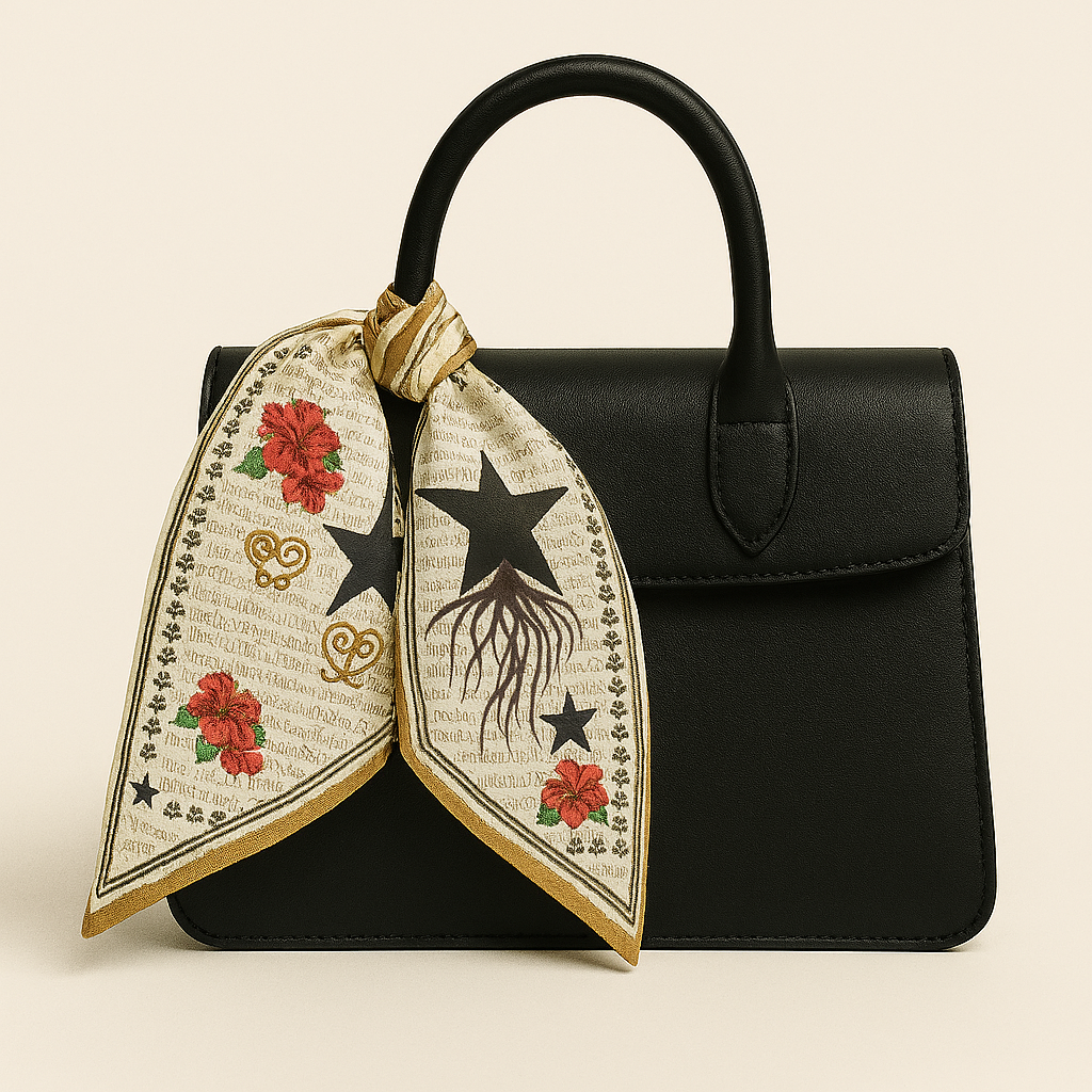 Return to Bloom:  Diaspora Roots Edition | 100% Silk Twill Scarf/Shawl/Hijab