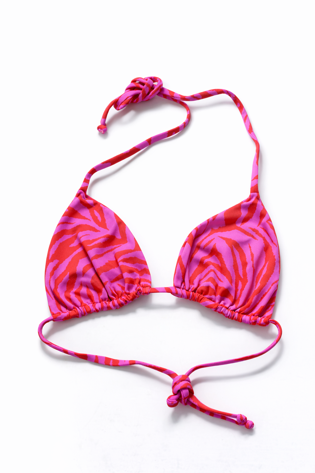 Majestic Bikini Top — Multi‑Way Convertible Triangle Top with Hidden Padding Pocket