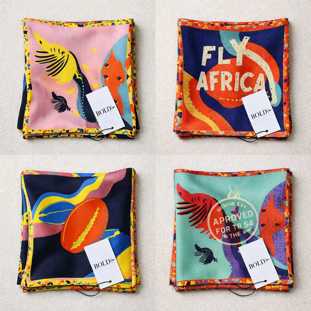BOLD Swim “Fly 54” Silk Scarf