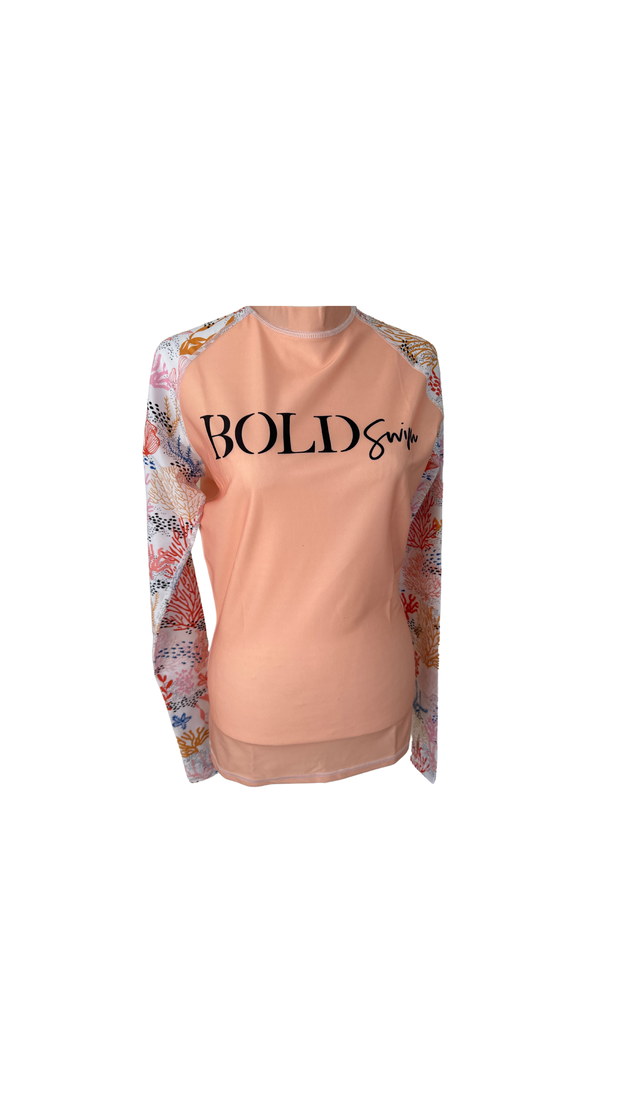 Coral  Long Sleeve UV Sun Protection Pullover