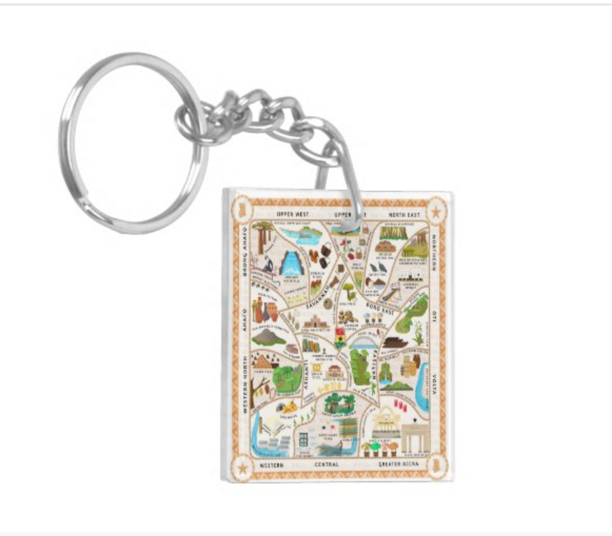 Ghana on the Move Key Ring –